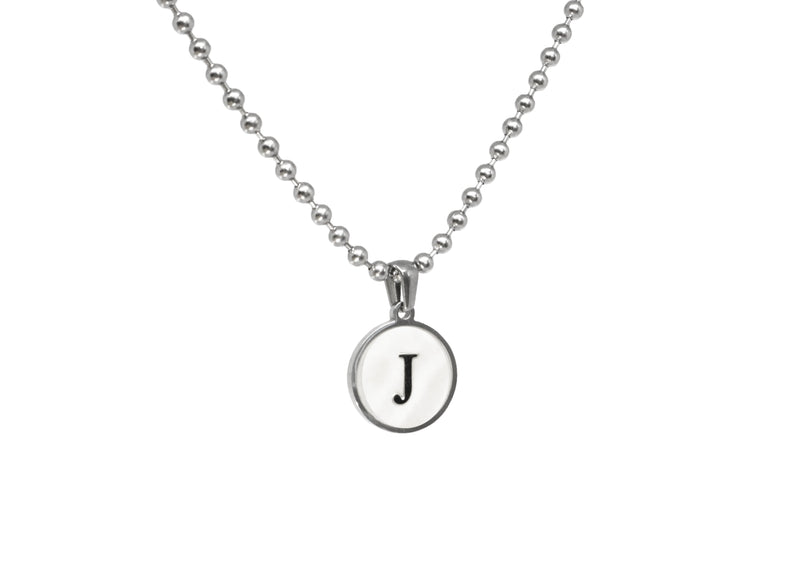 Initial Necklace (Ball Chain) - Luenzo