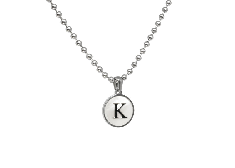 Initial Necklace (Ball Chain) - Luenzo